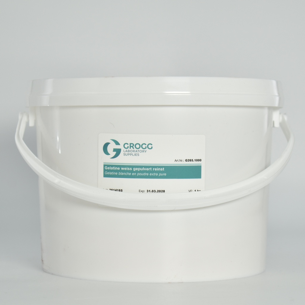 Gelatine blanche en poudre extra pure