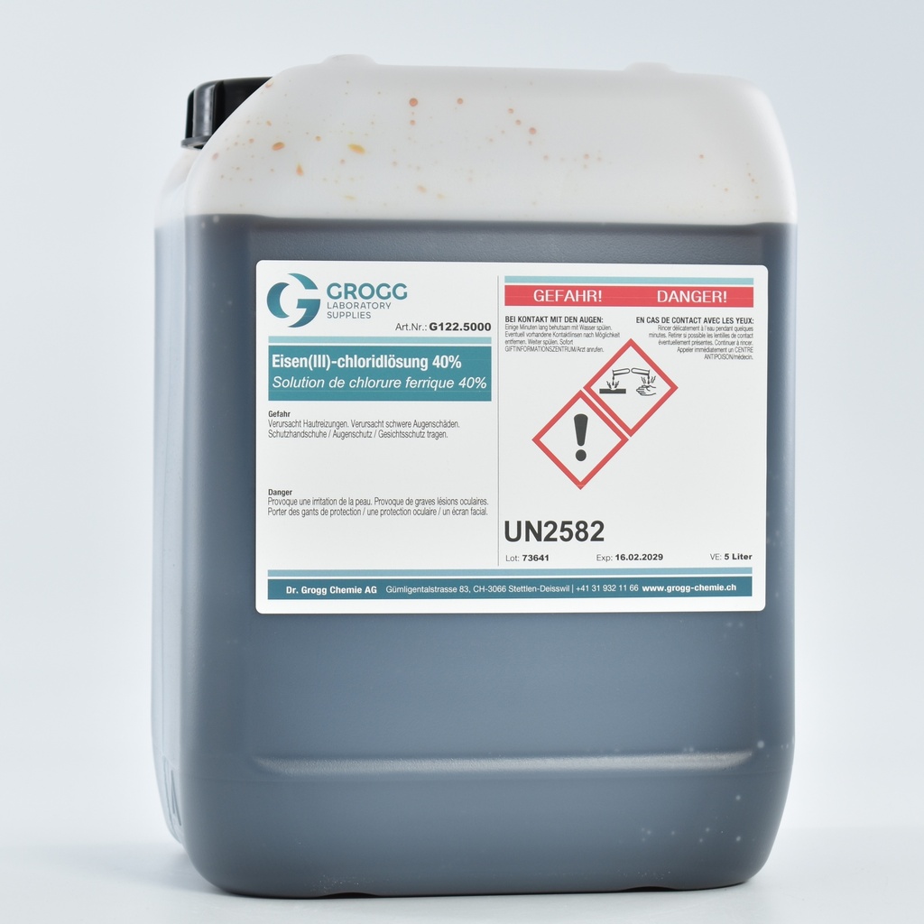 Solution de chlorure ferrique 40%