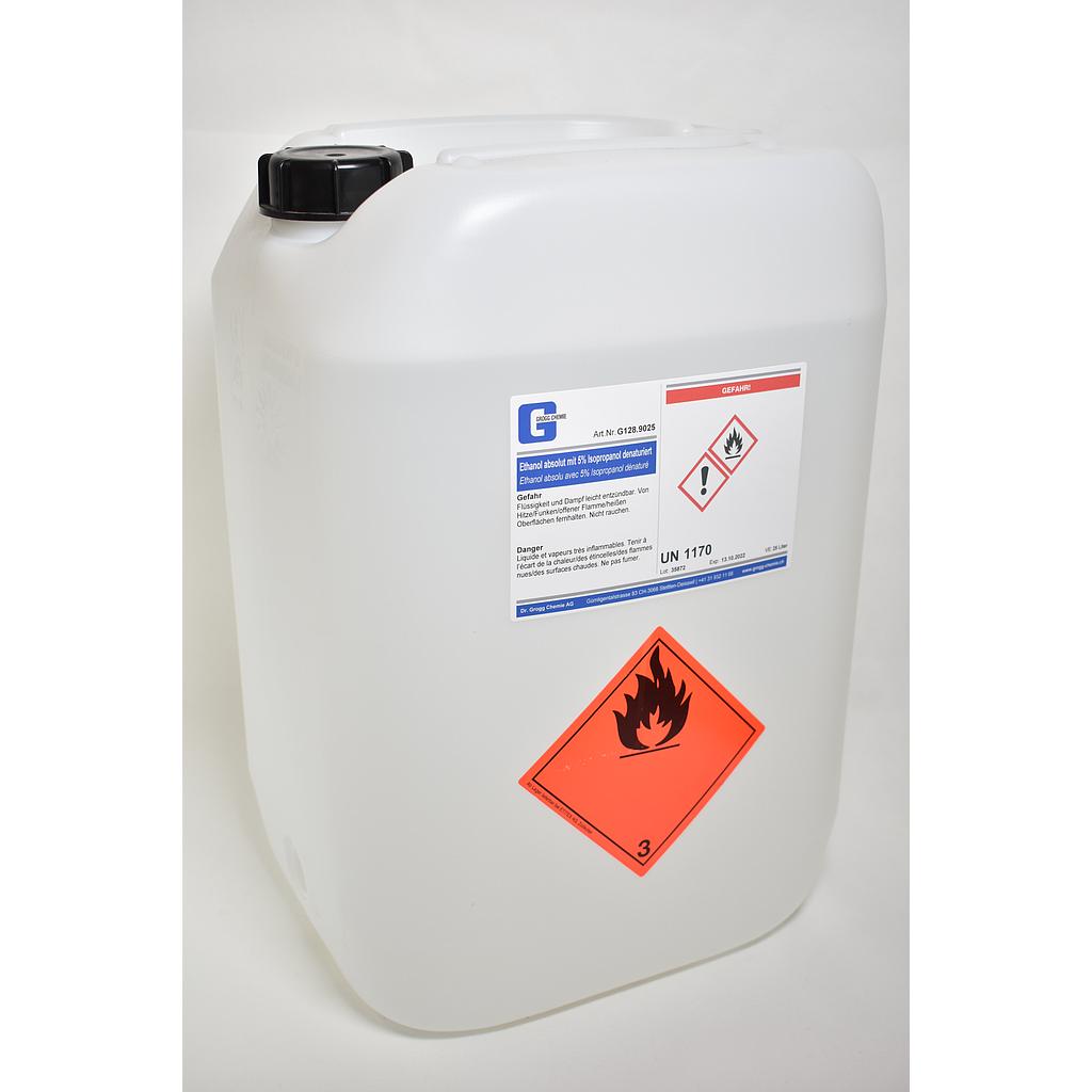 Ethanol absolu dénaturé avec 5% d'isopropanol