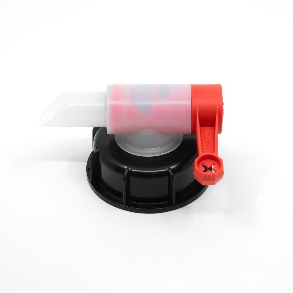 Rubinetto per taniche 25-50 litri (e taniche fluorate da 10 l), con ventilazione