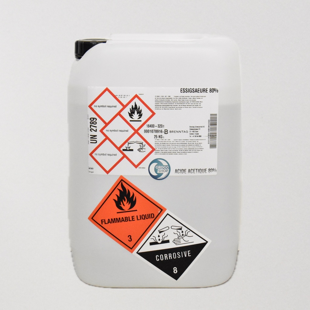 Acide acétique 80% techn.
