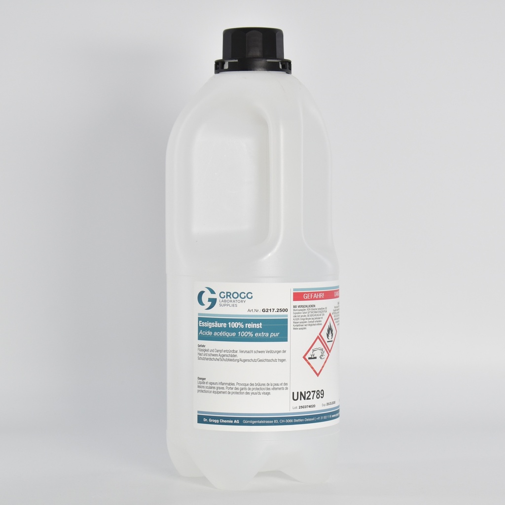 Acide acétique 100% extra pur