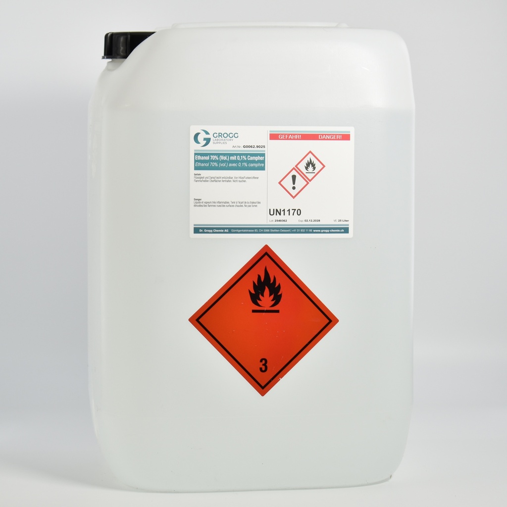 Ethanol 70% (Vol.) mit 0,1% Campher