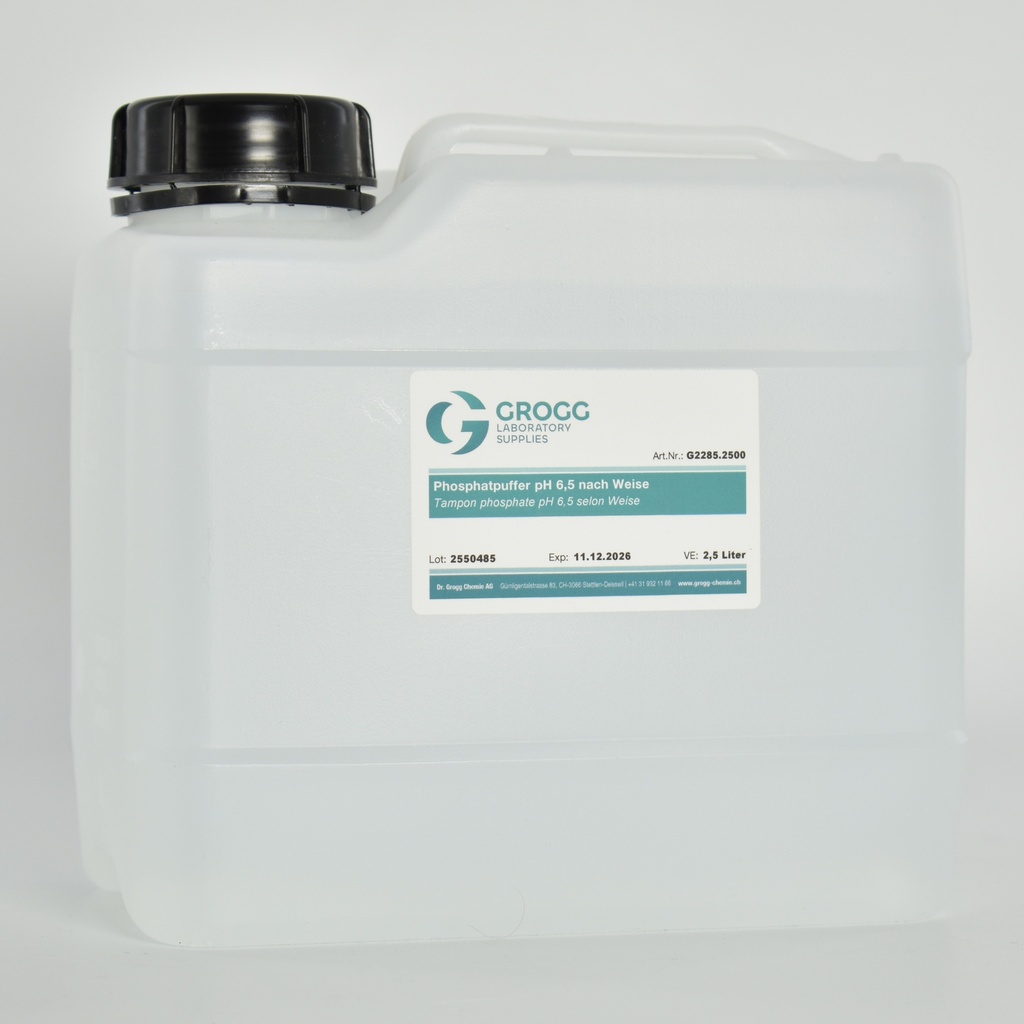 Tampon de phosphate pH 6.5 selon Weise
