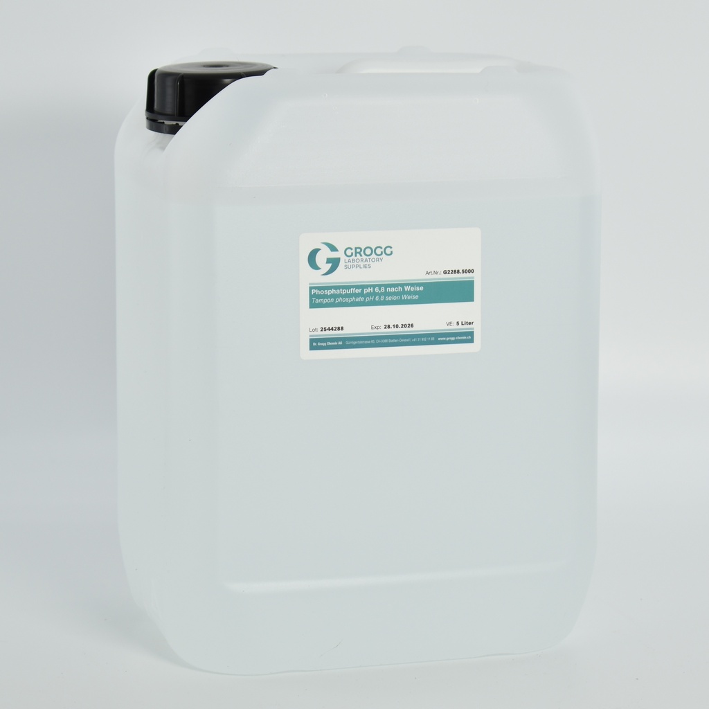 Tampon de phosphate pH 6,8 selon Weise