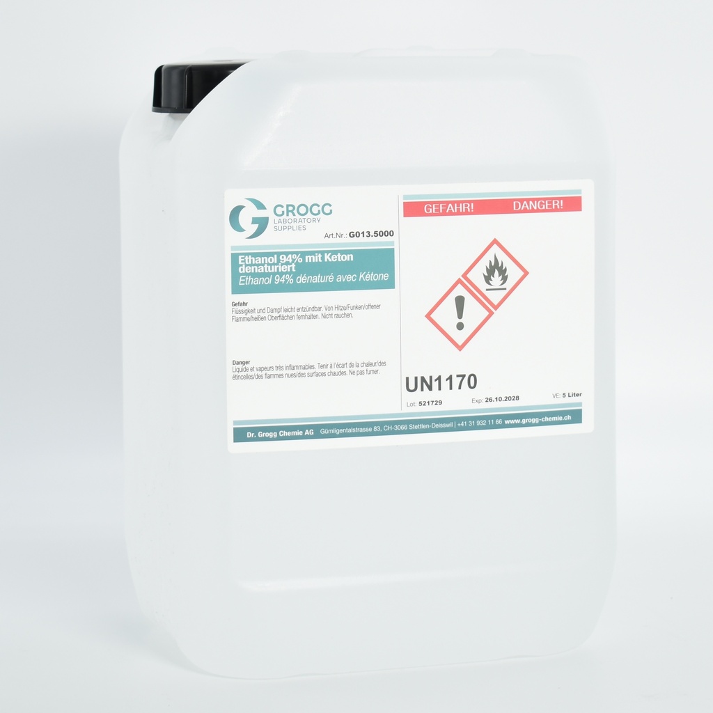Ethanol 94% dénaturé avec Kétone