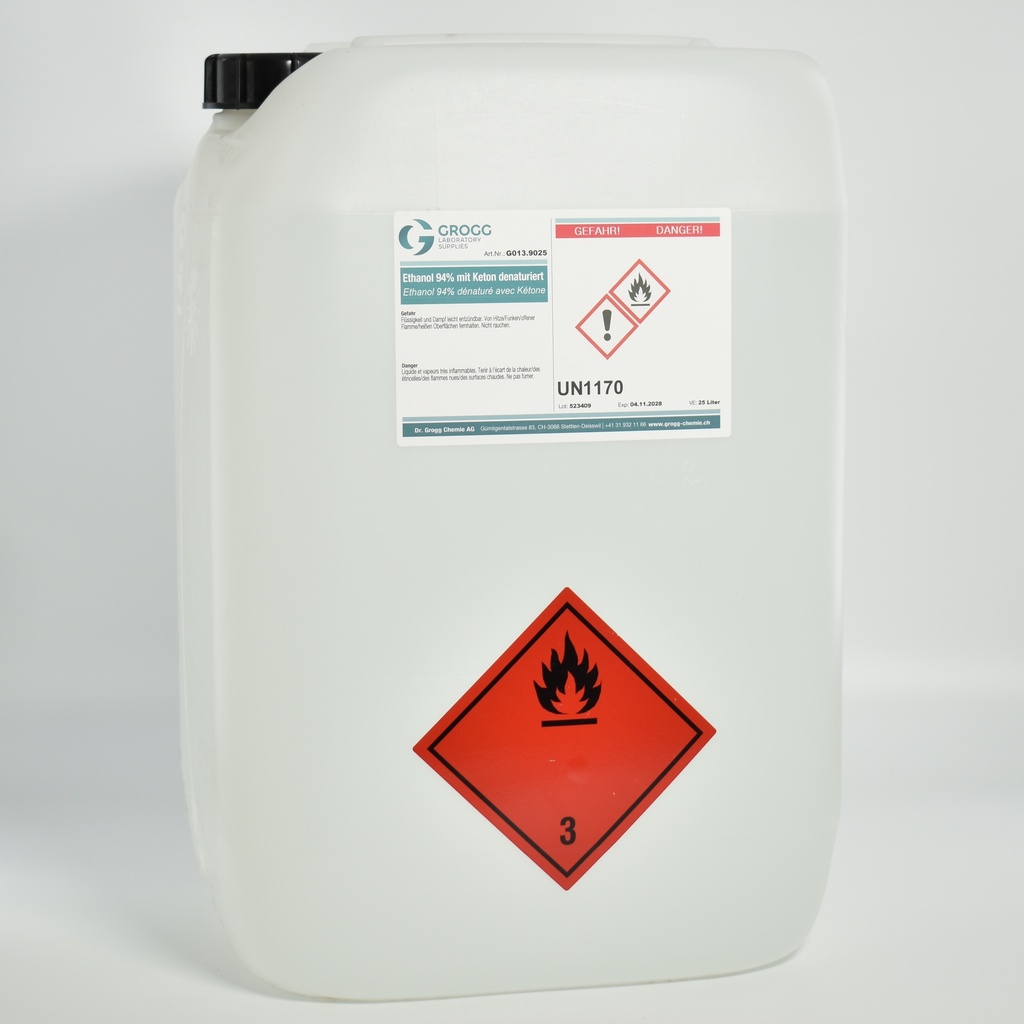 Ethanol 94% dénaturé avec Kétone