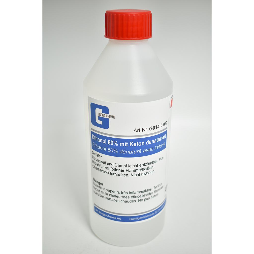 Ethanol 80% dénaturé avec cétone