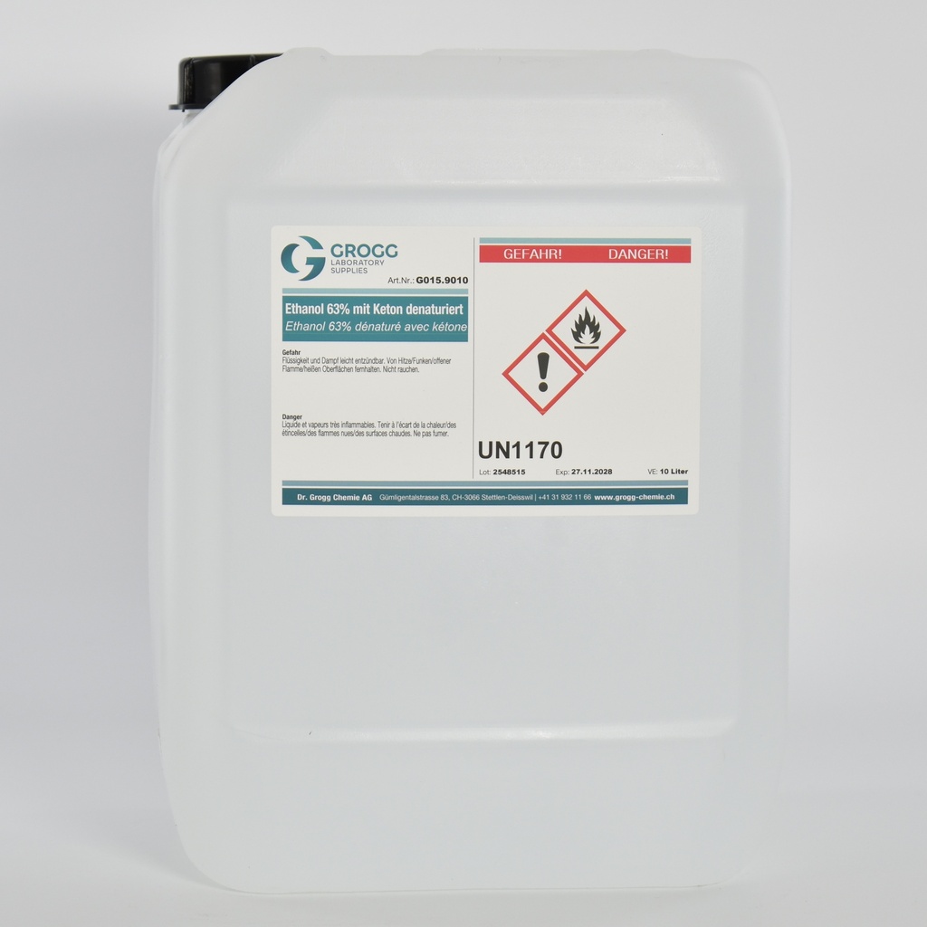 Ethanol 63% denatured with ketone
