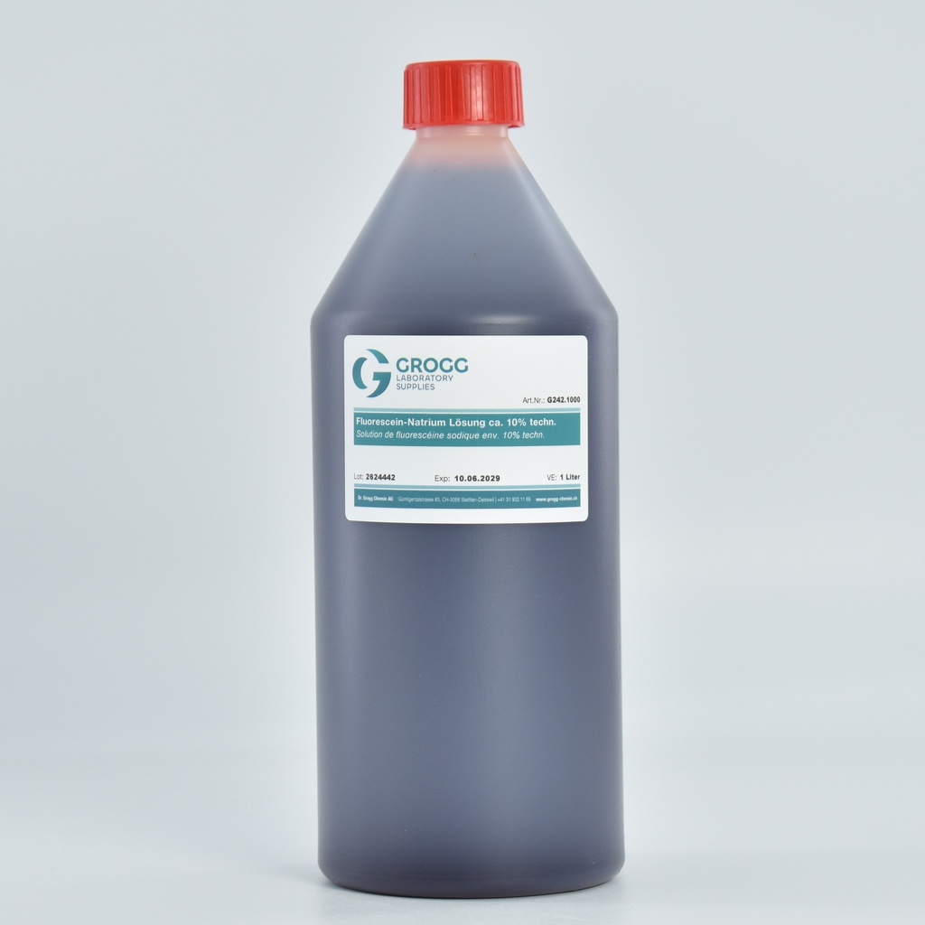 Solution de fluorescéine sodique à 10% environ techn.