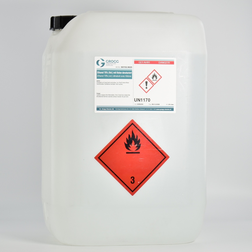 Ethanol 70% (Vol.) mit Keton denaturiert
