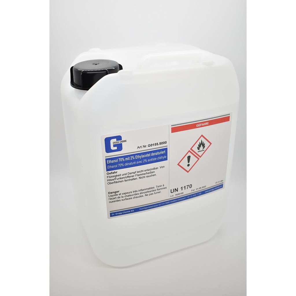 Ethanol 70% denatured with 2% ethyl acetate