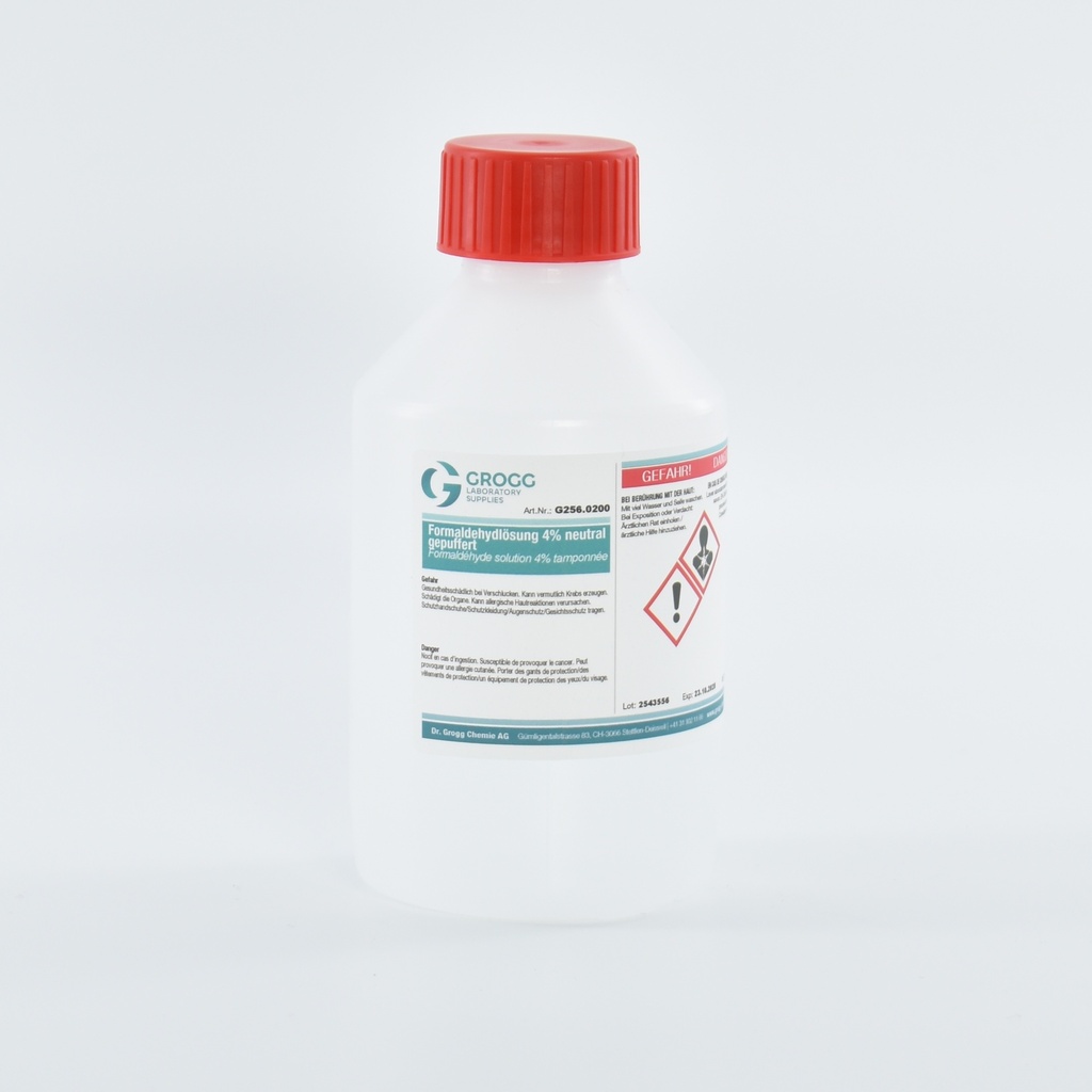 Solution de formaldéhyde tamponnée neutre à 4%