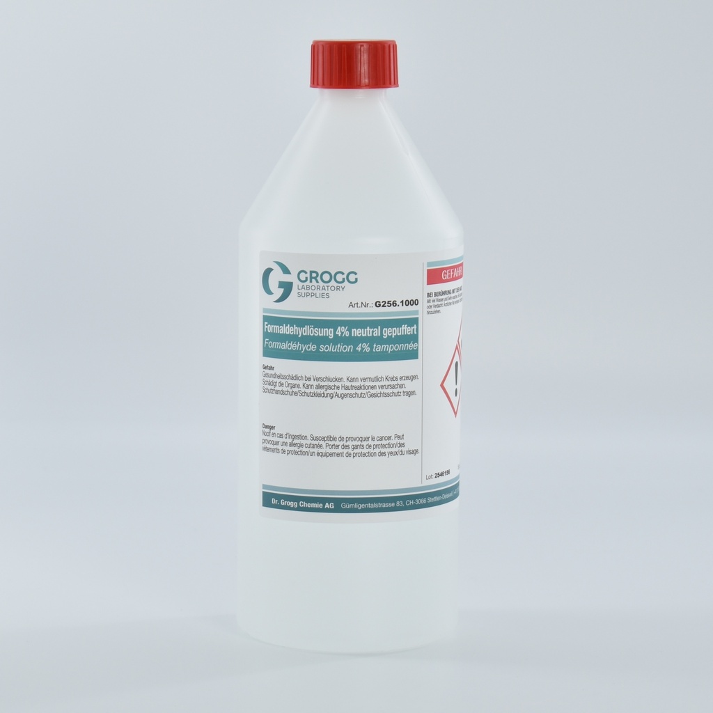 Solution de formaldéhyde tamponnée neutre à 4%
