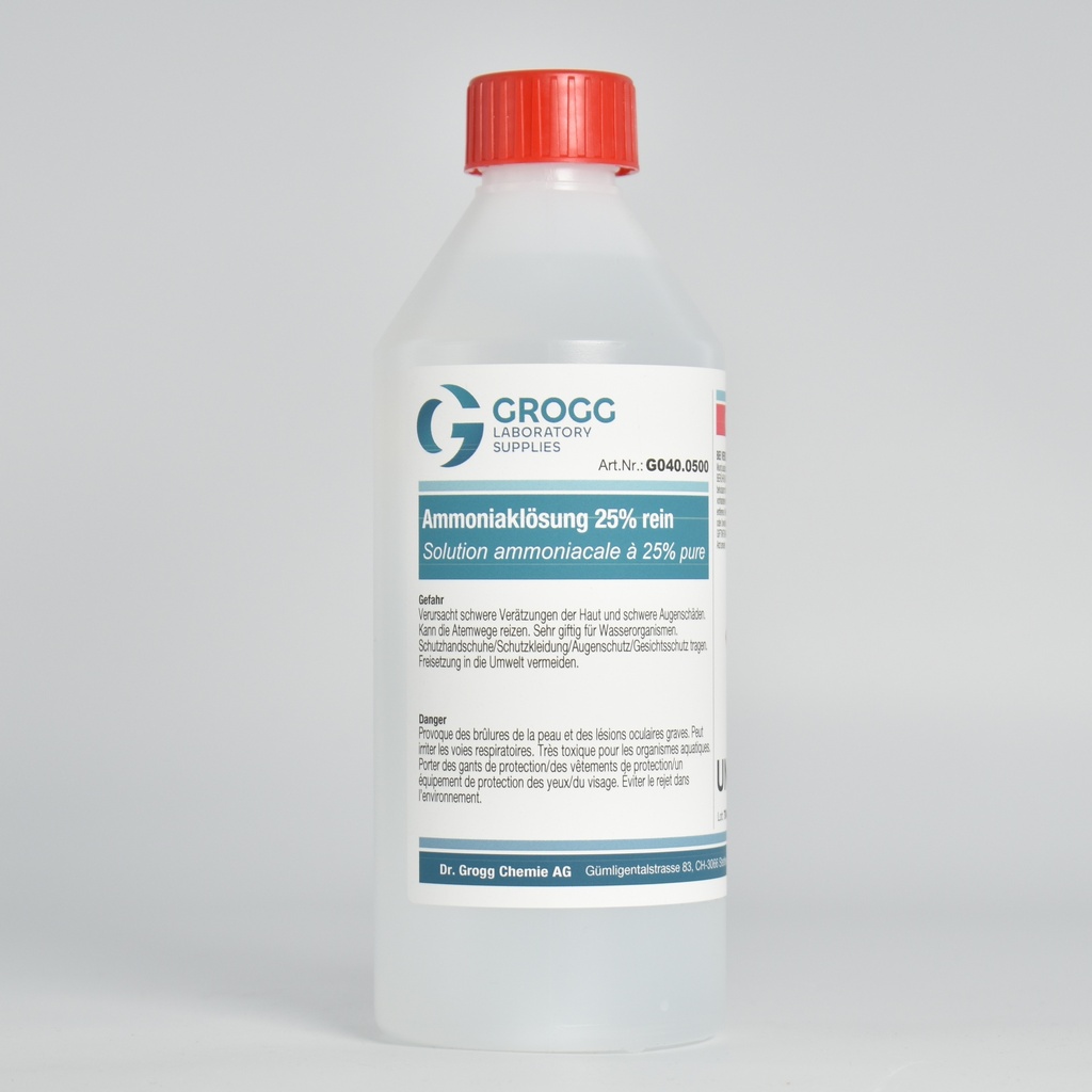 Solution d'ammoniaque pure à 25%