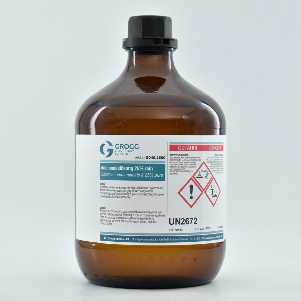 Ammonia solution 25% pure