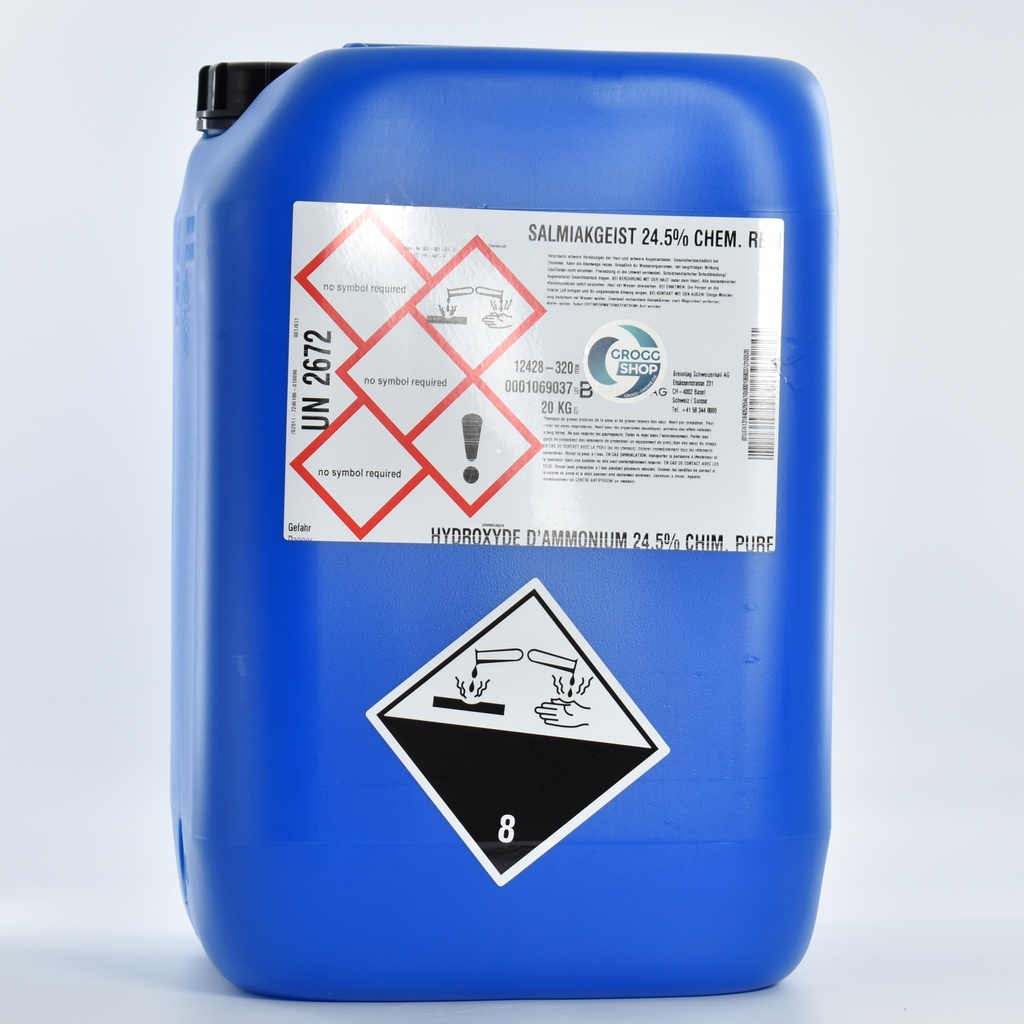 Solution d'ammoniaque pure à 25%