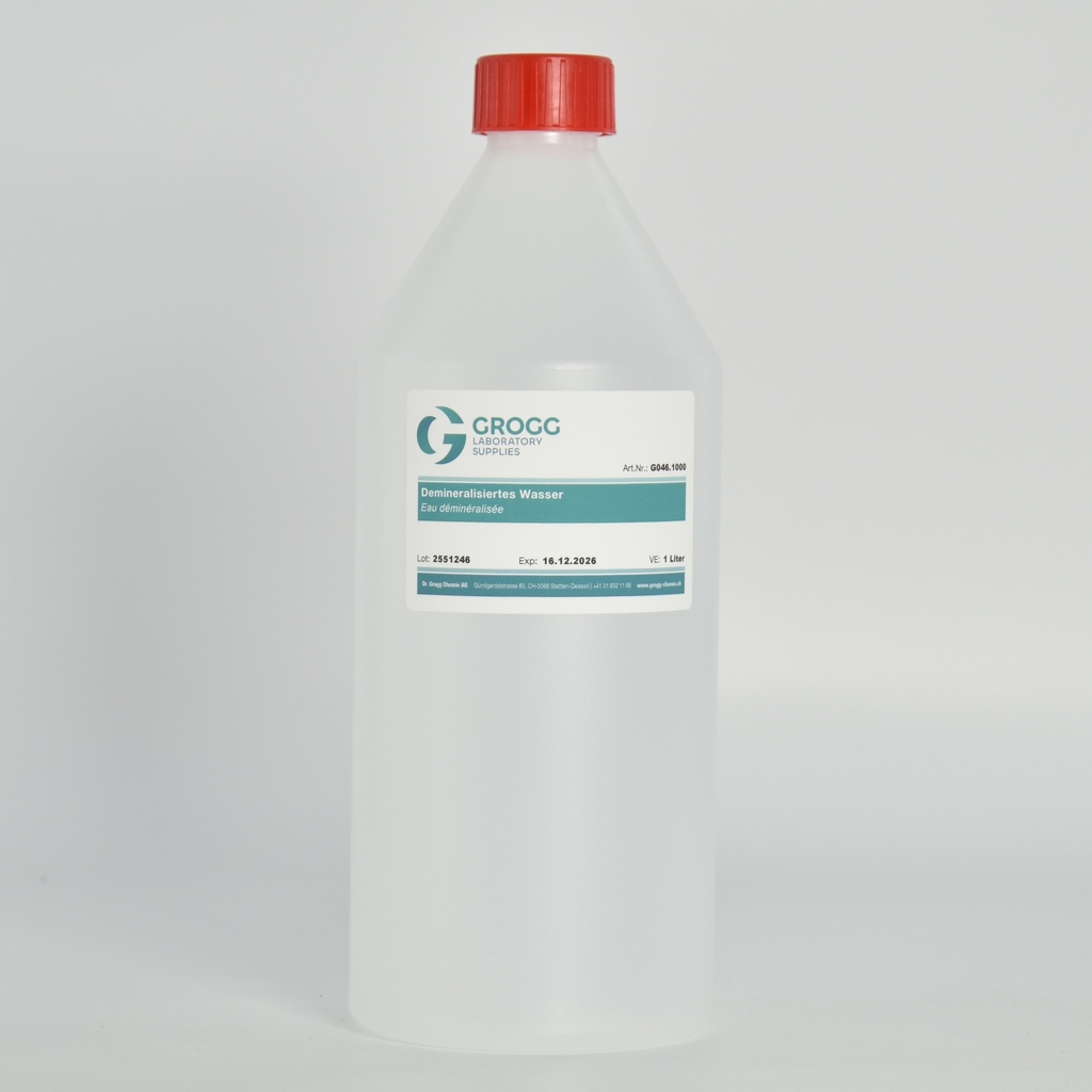 Demineralisiertes Wasser