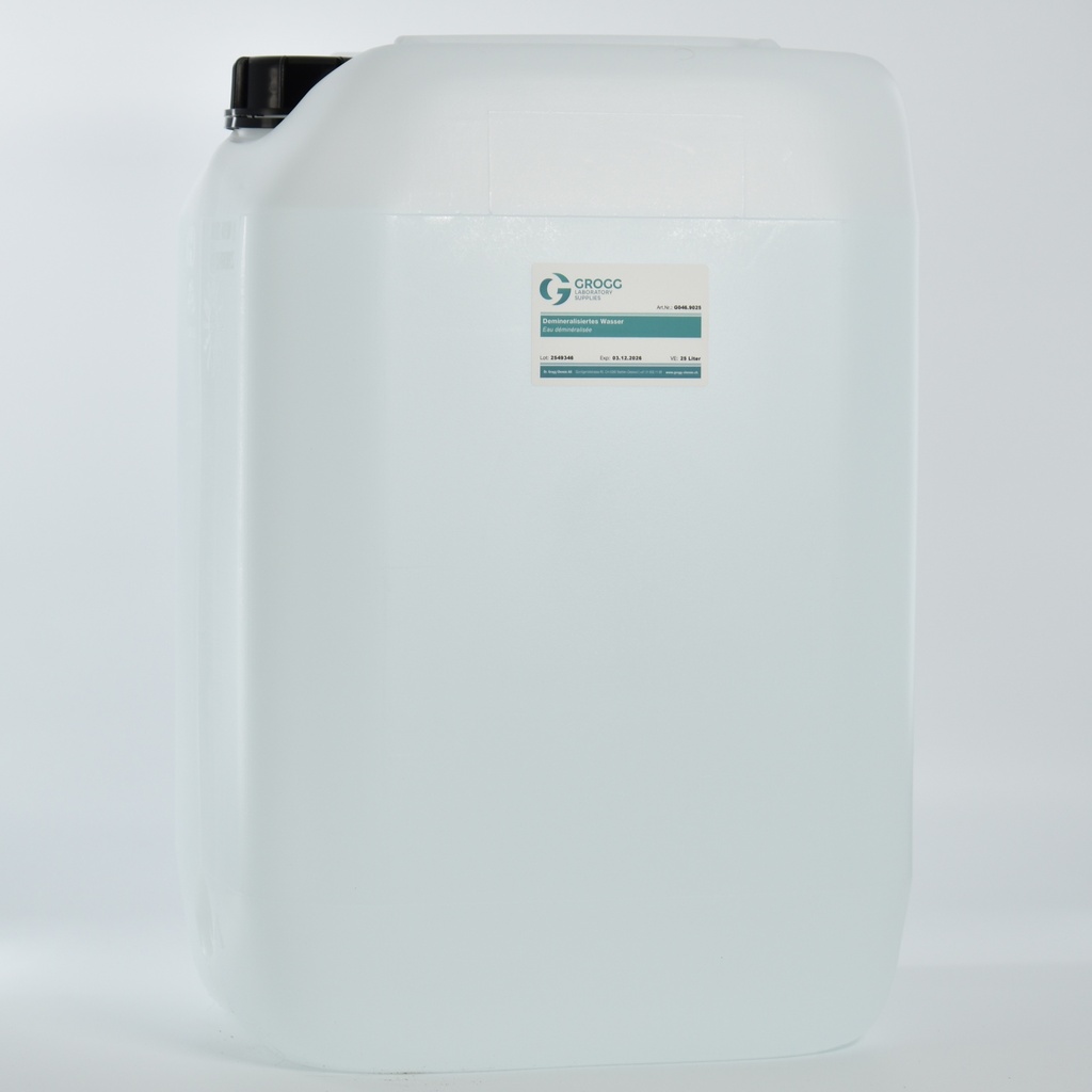 Eau déminéralisée