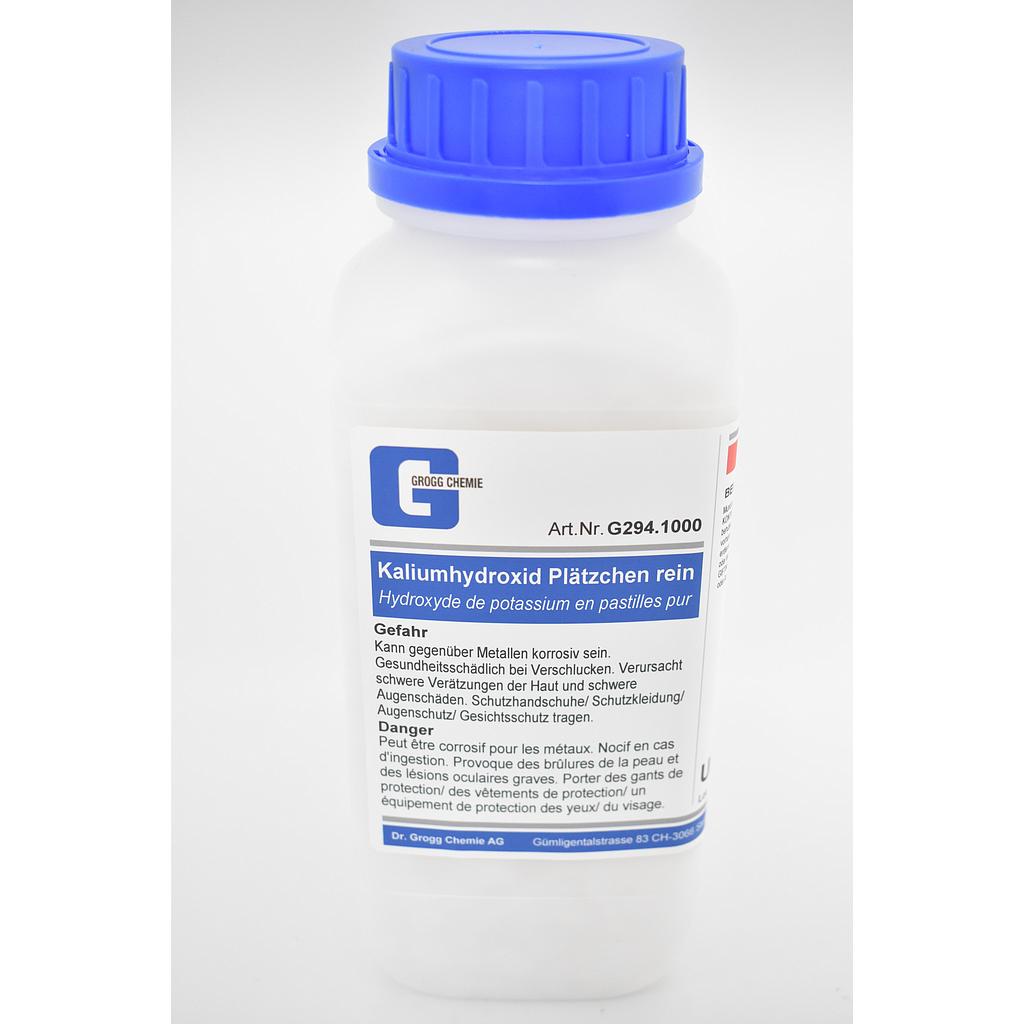 Kaliumhydroxid Plätzchen rein