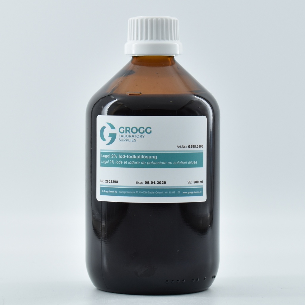 Lugol 2% Iod-Iodkalilösung