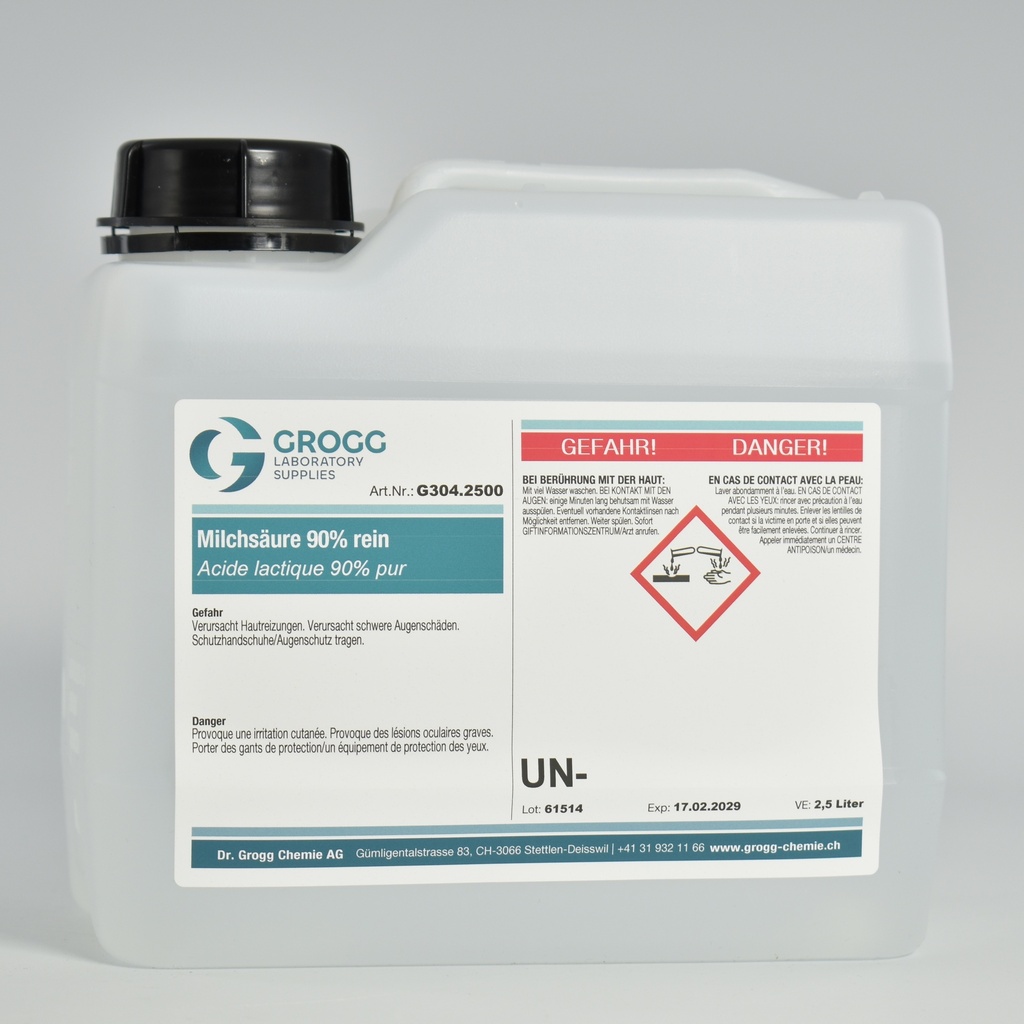 Lactic acid 90% pure