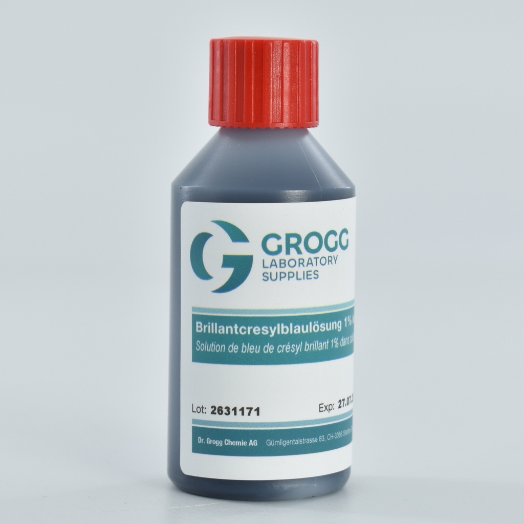 Soluzione di blu di cresile brillante 1% in soluzione di NaCl 0,85%