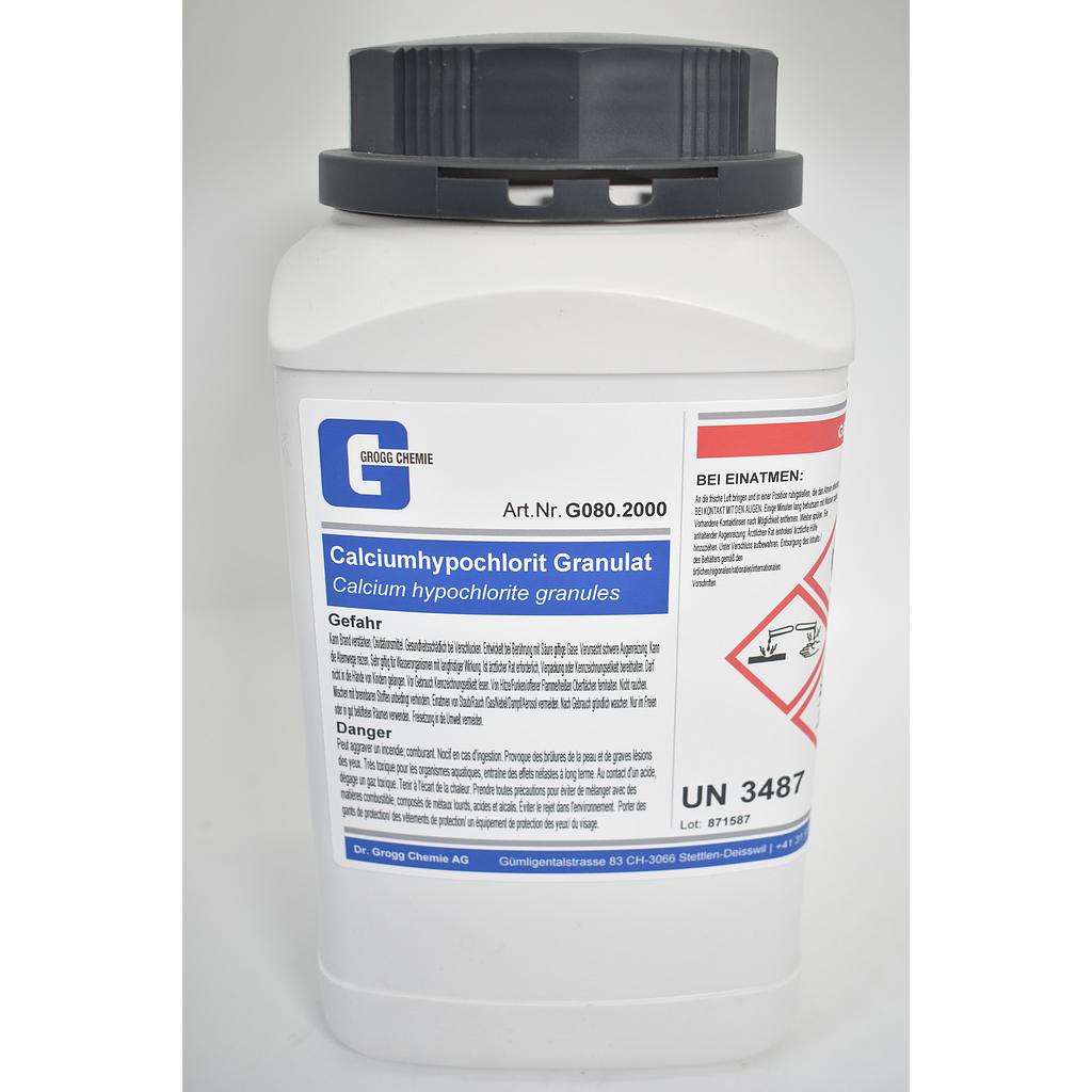 Calcium hypochlorite granulate