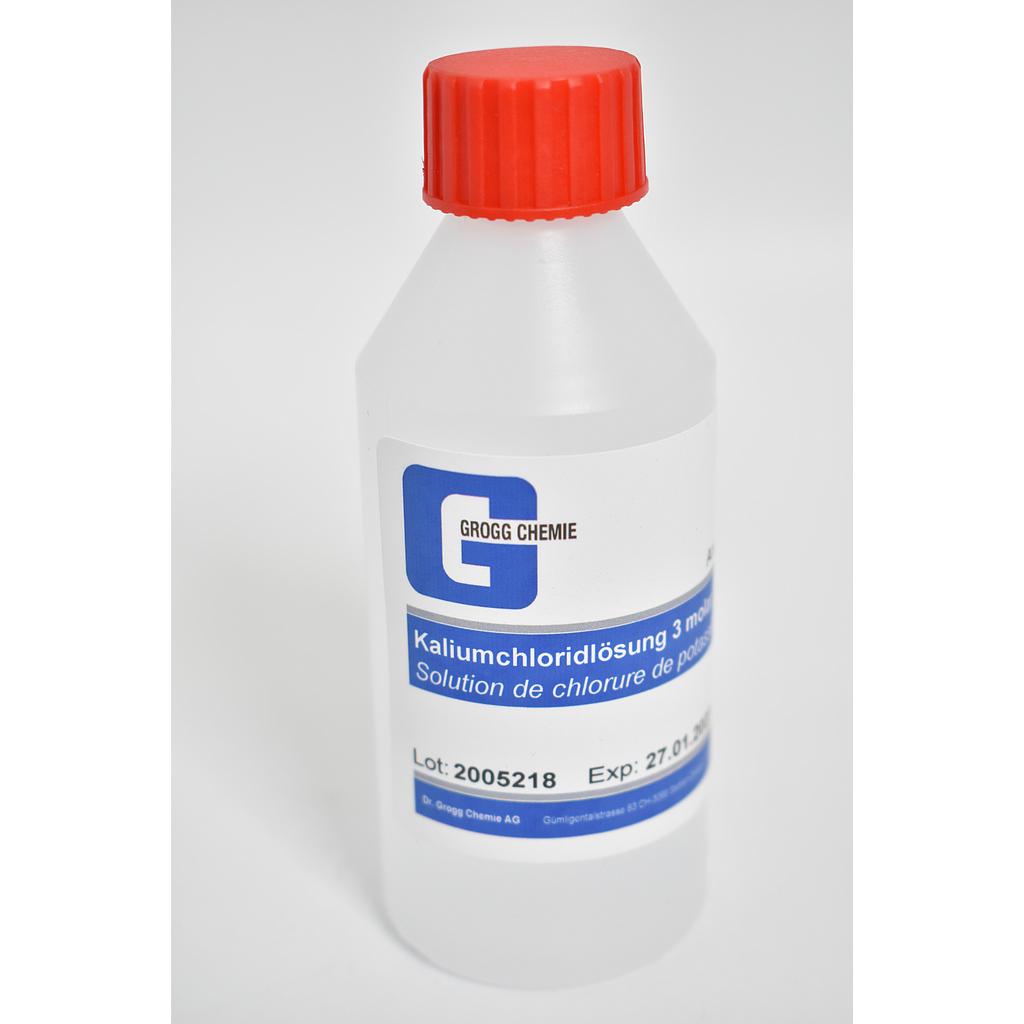 Solution de chlorure de potassium 3 molaires