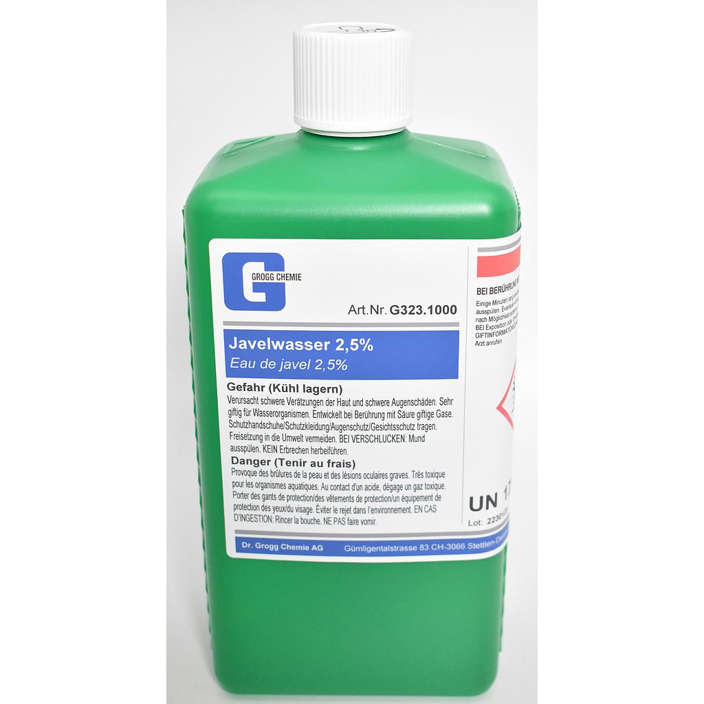 Eau de javel 2,5%