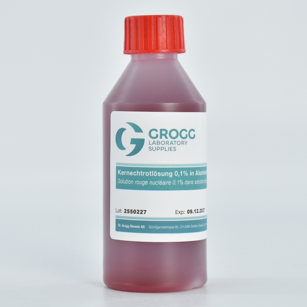 Soluzione di rosso nucleo 0,1% in soluzione di solfato di alluminio 5%