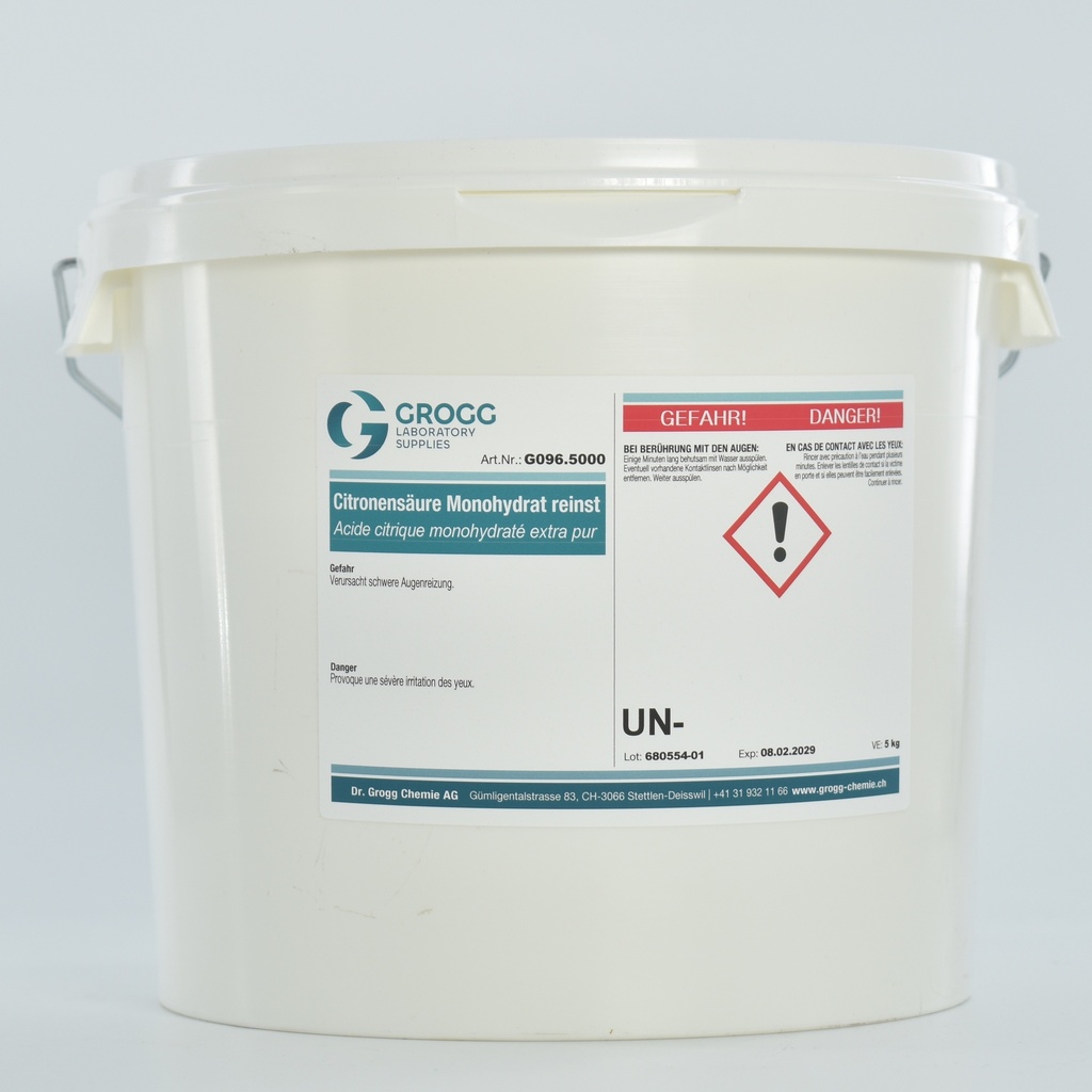 Citric acid monohydrate extra pure