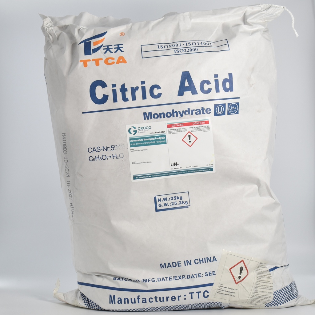 Citric acid monohydrate Foodgrade