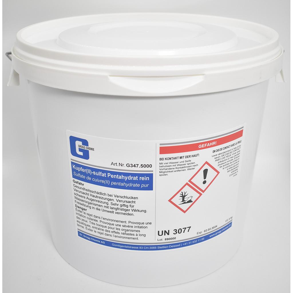 Sulfate de cuivre(II) pentahydraté pur