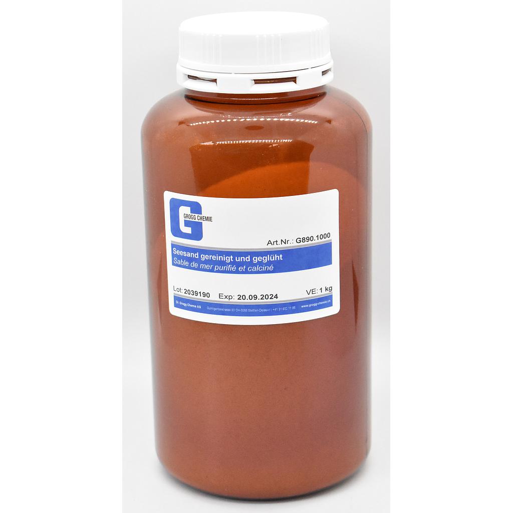 Sabbia di mare pulita e ricotta