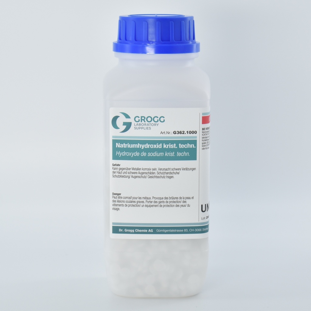 Sodium hydroxide cryst. techn.