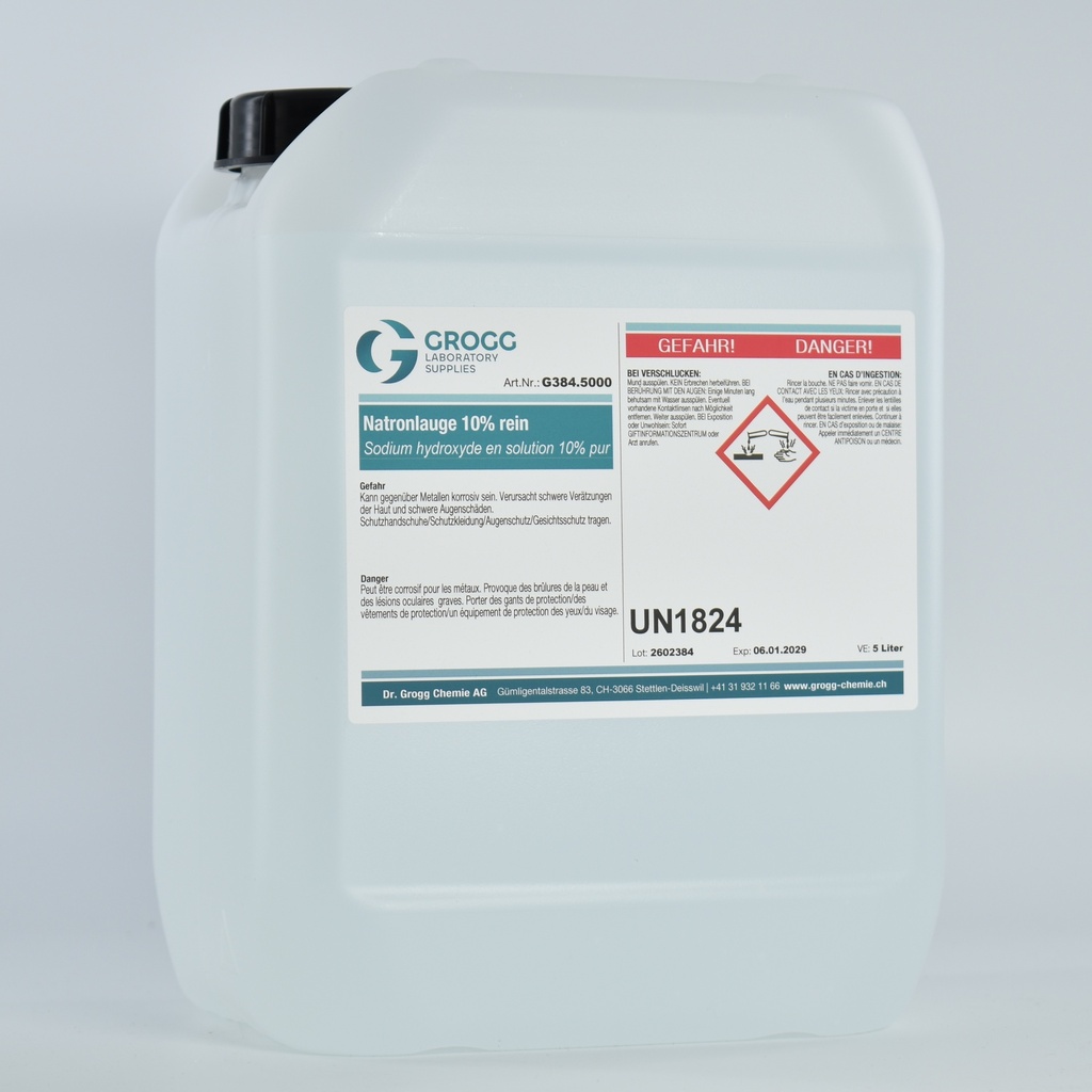 Sodium hydroxyde en solution 10% pur