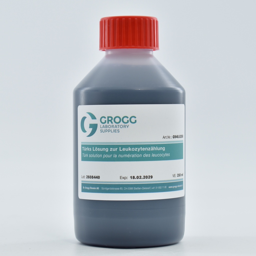 Solution de Türk pour la numération des leucocytes