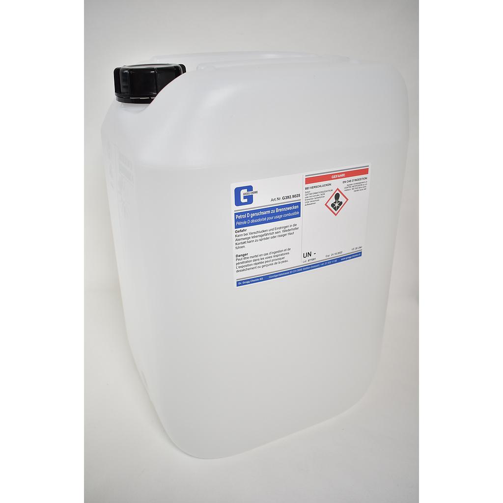 Petrol D geruchsarm zu Brennzwecken