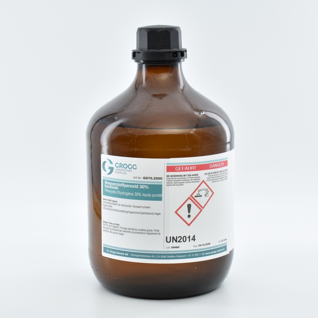 Hydrogen peroxide 30% high purity