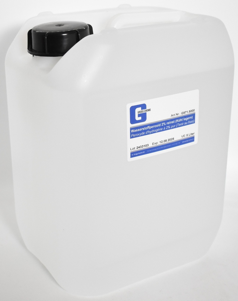 Peroxyde d'hydrogène 2% extra pur (Tenir au frais)