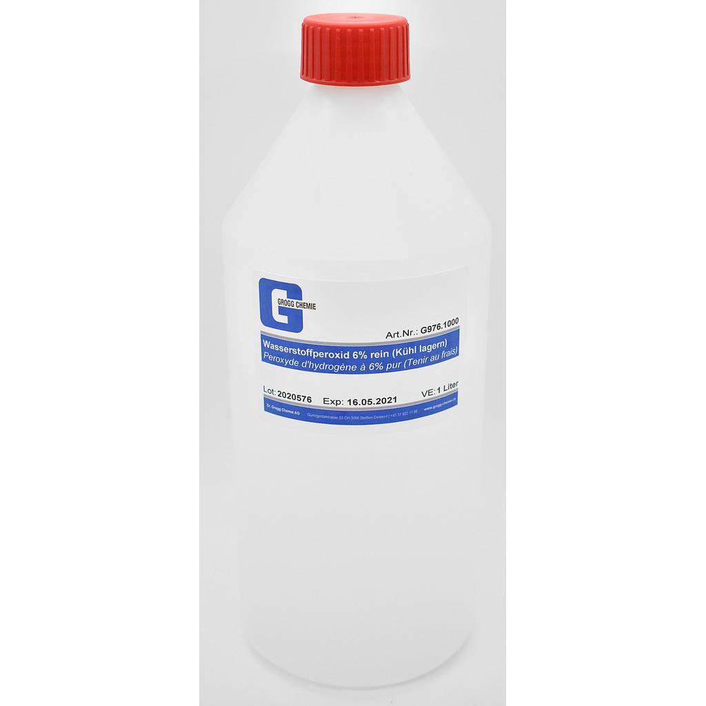 Perossido di idrogeno 6% extra puro (Conservare fresco)