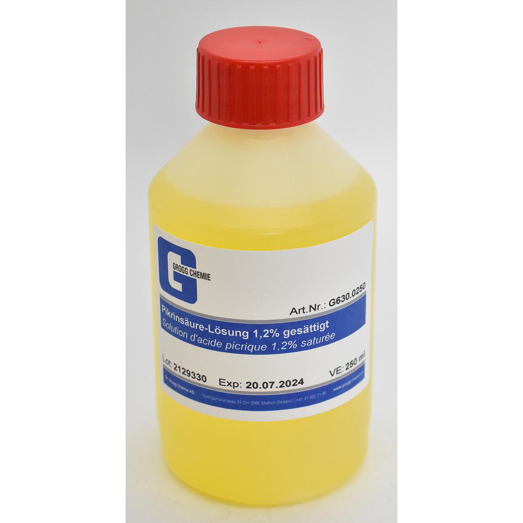 Picric acid solution 1.2% saturated