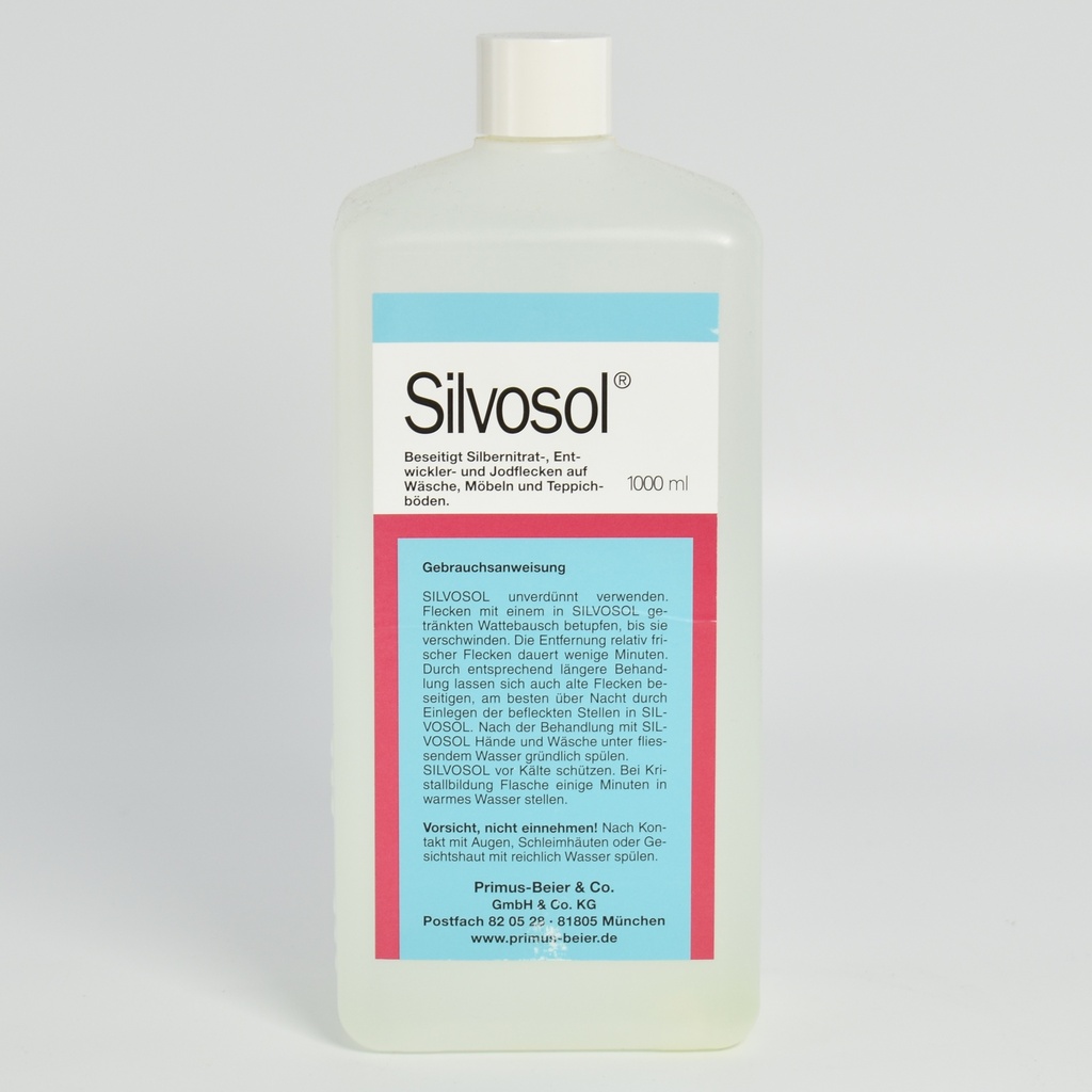 Silvosol® Fleckenentferner für Silbernitrat-, Entwickler- und Jodflecken