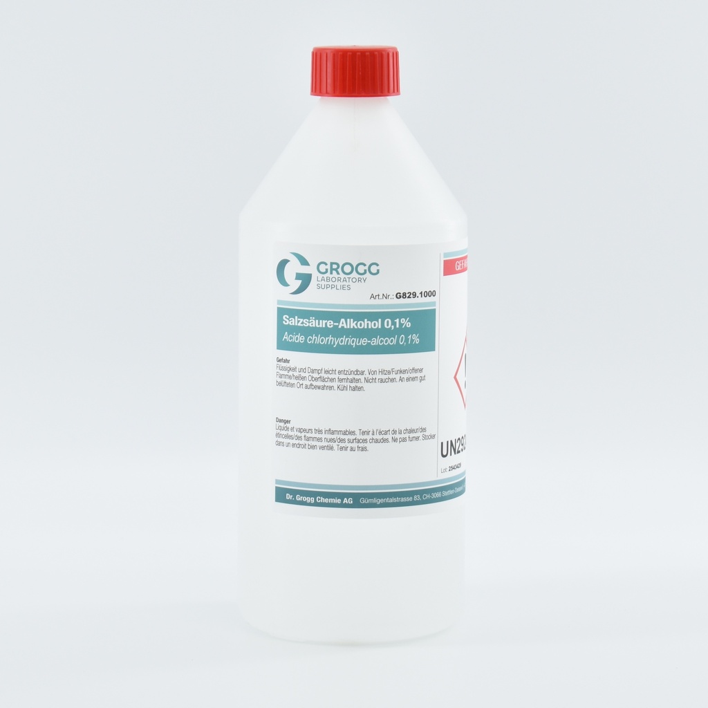Hydrochloric acid-alcohol 0.1%