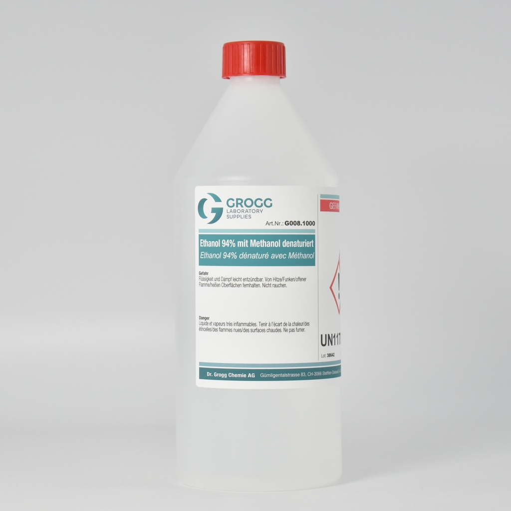 Ethanol 94% dénaturé avec du méthanol
