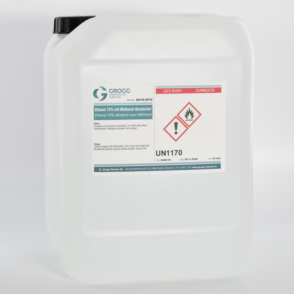 Ethanol 70% (Vol.) mit Methanol denaturiert