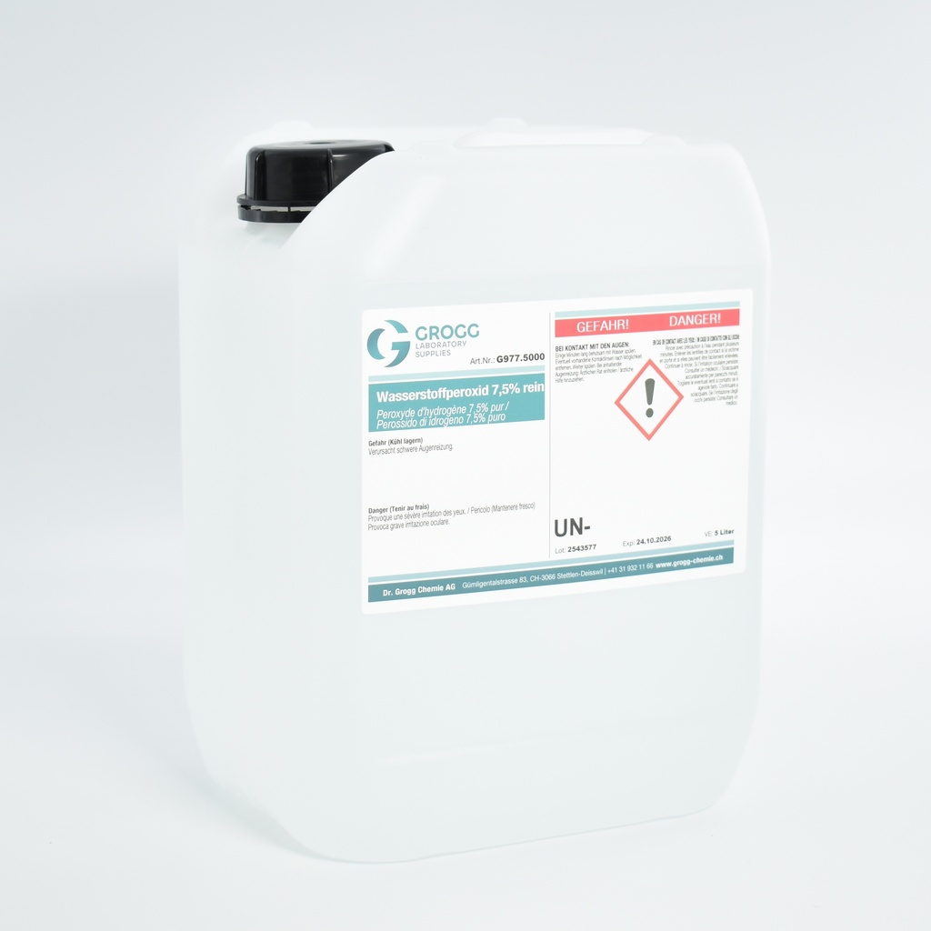 Hydrogen peroxide 7,5% pure