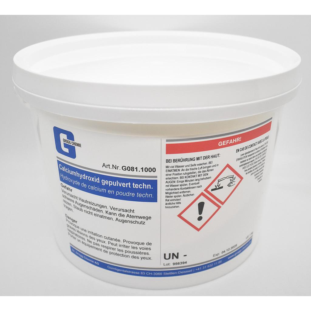 Calcium hydroxide powdered techn.
