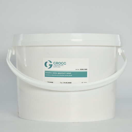 [G265.1000] Gelatine weiss gepulvert reinst